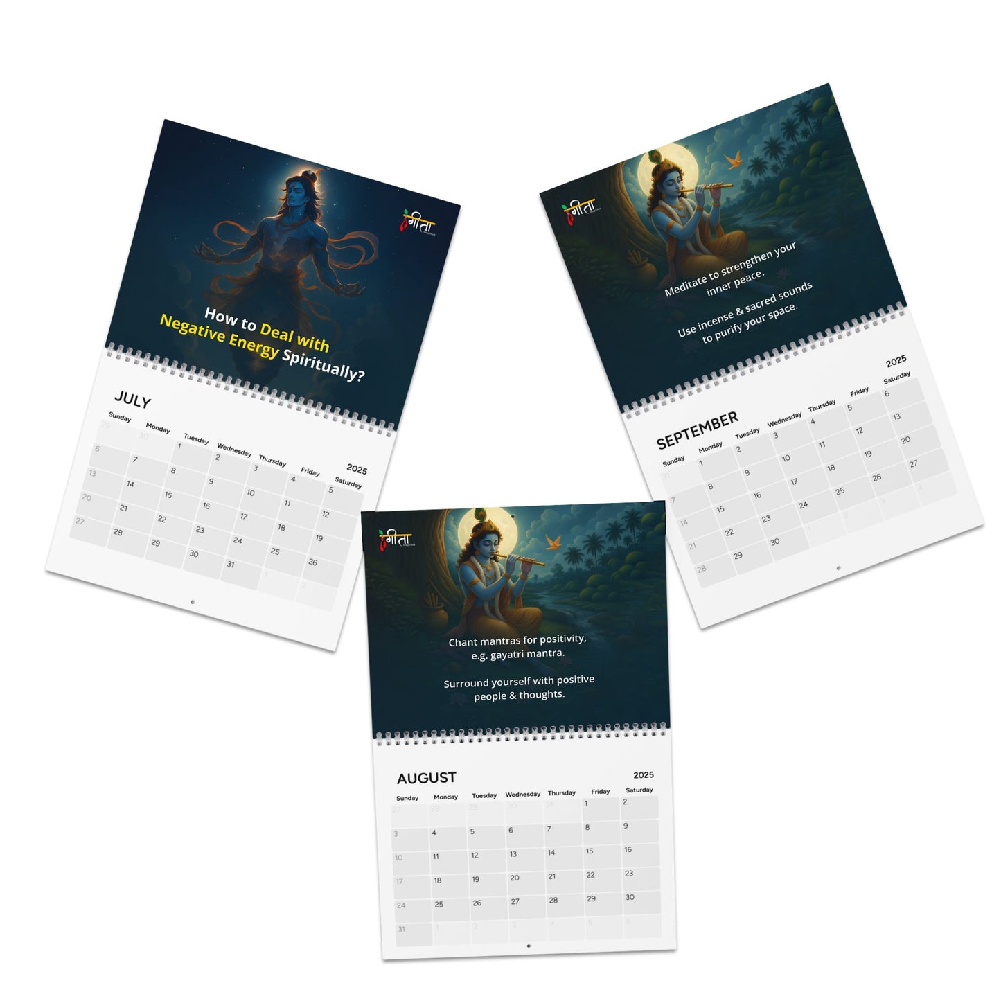 2025 Krishna Consciousness Calendar – Divine Guidance for Modern Work Life