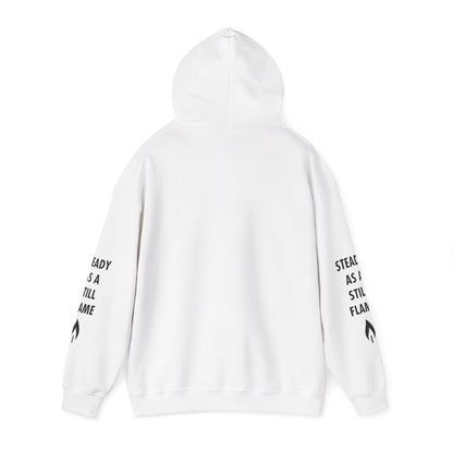 “Wisdom in Motion” – Sthitaprajna Sleeve Art Unisex Hoodie