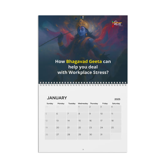 2025 Krishna Consciousness Calendar – Divine Guidance for Modern Work Life