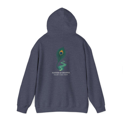 “Feather of Dharma” Spiritual Path Hoodie