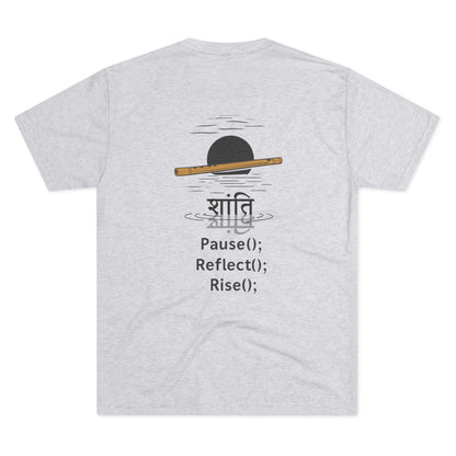 “Shanti” Flute & Flow Multicolored Tee