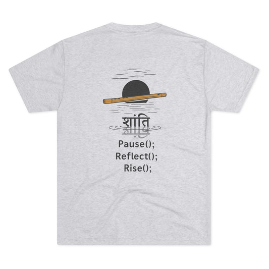 “Shanti” Flute & Flow Multicolored Tee