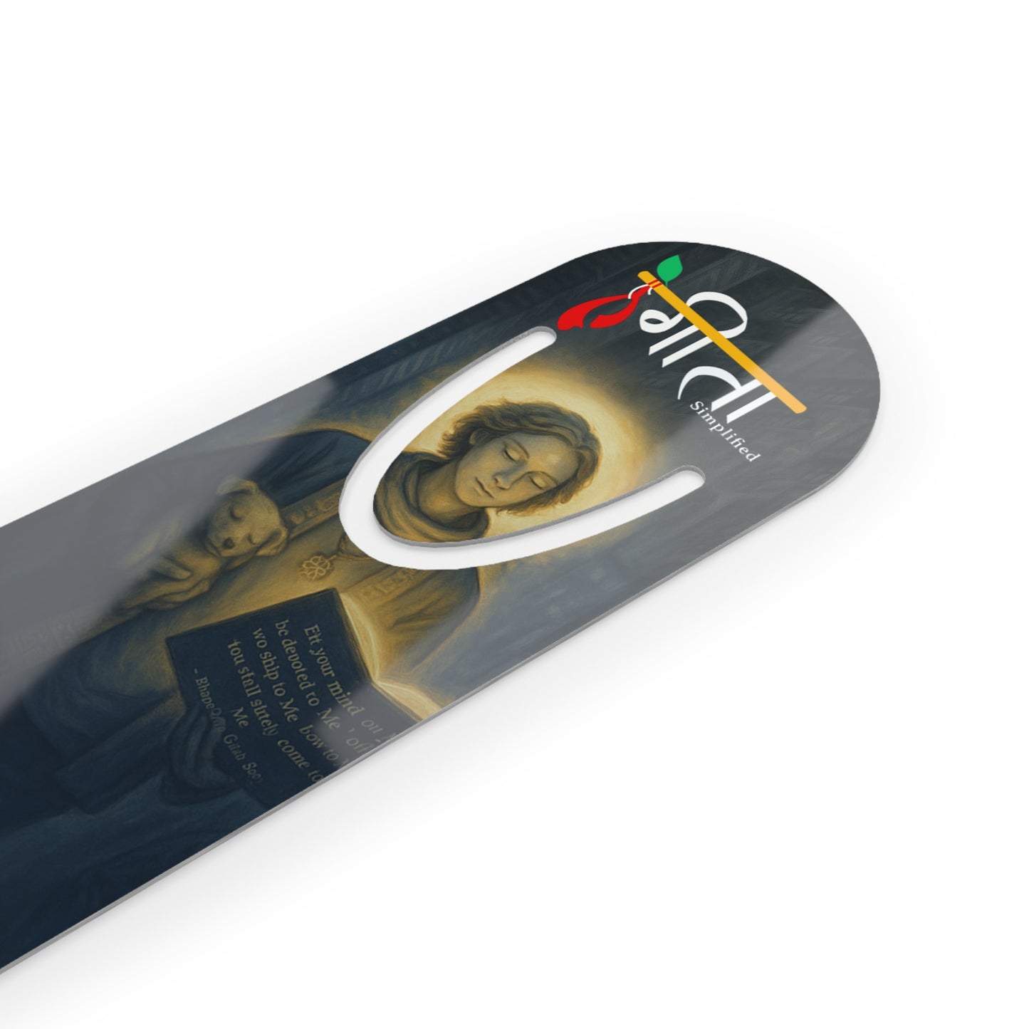 “Wisdom & Warmth” Bookmark – Gita-Inspired Calm