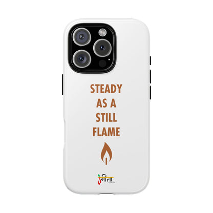“Still Flame” – The Strength of Inner Calm Phone Case