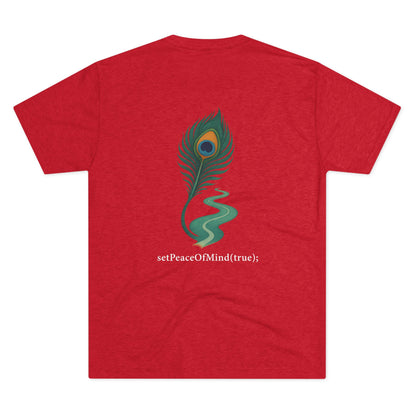 setPeaceOfMind(true); Serenity Multicolored Tee