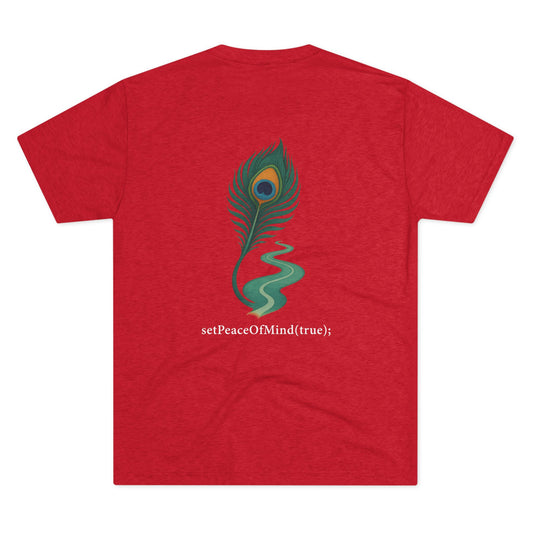 setPeaceOfMind(true); Serenity Multicolored Tee