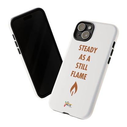 “Still Flame” – The Strength of Inner Calm Phone Case