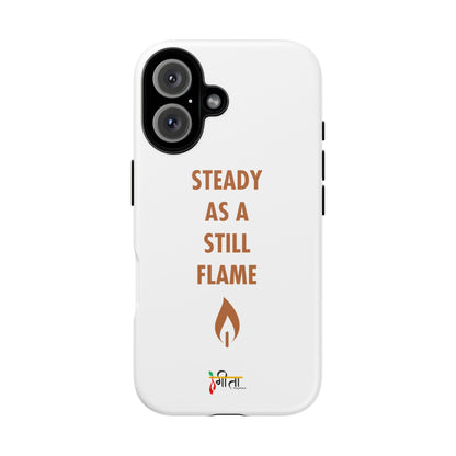 “Still Flame” – The Strength of Inner Calm Phone Case