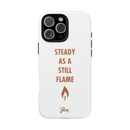 “Still Flame” – The Strength of Inner Calm Phone Case