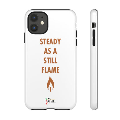 “Still Flame” – The Strength of Inner Calm Phone Case