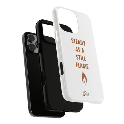 “Still Flame” – The Strength of Inner Calm Phone Case