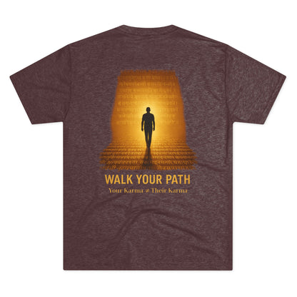 “Walk Your Path” Multi Colored Karma Tee
