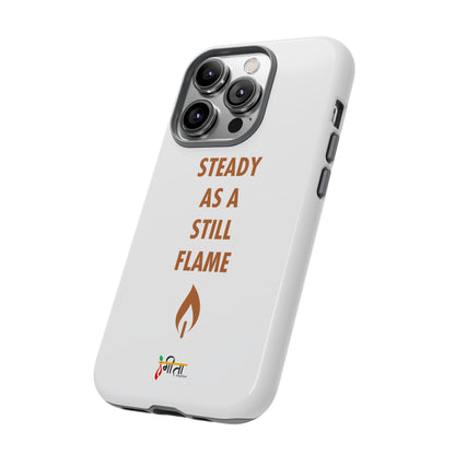 “Still Flame” – The Strength of Inner Calm Phone Case