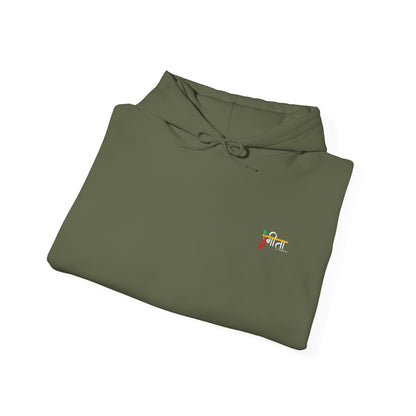 “Calm Like Krishna” Sthitaprajna Silhouette Hoodie