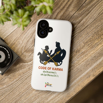 “Driven by Dharma” Krishna Karma Phone Case