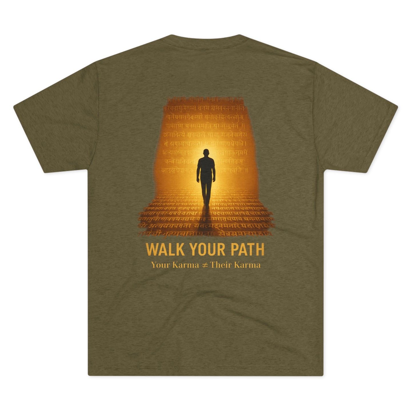 “Walk Your Path” Multi Colored Karma Tee