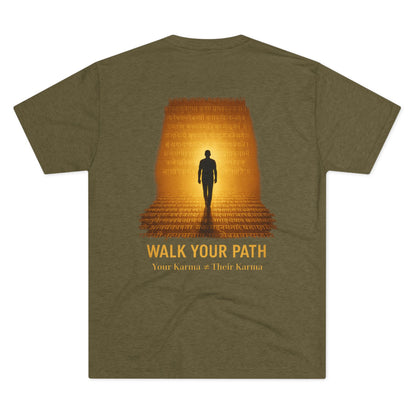 “Walk Your Path” Multi Colored Karma Tee