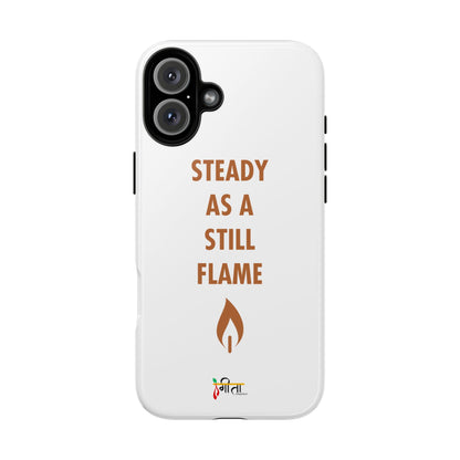 “Still Flame” – The Strength of Inner Calm Phone Case