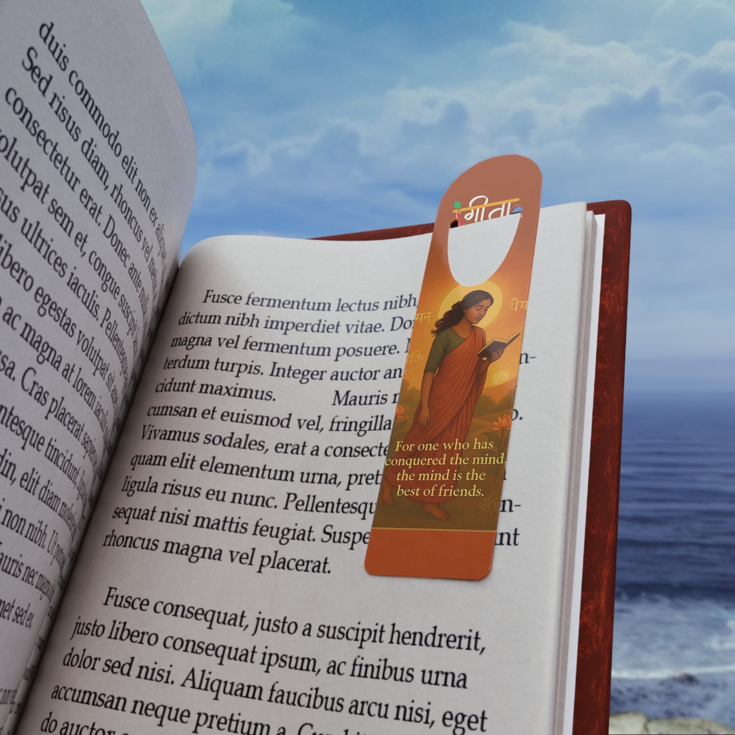 “Master the Mind” Bookmark – Gita Reflection