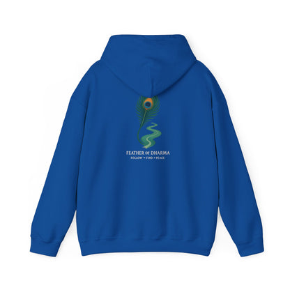“Feather of Dharma” Spiritual Path Hoodie