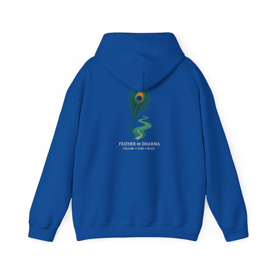 “Feather of Dharma” Spiritual Path Hoodie