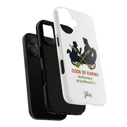“Driven by Dharma” Krishna Karma Phone Case