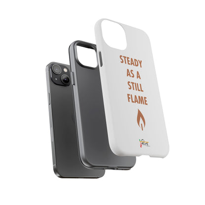 “Still Flame” – The Strength of Inner Calm Phone Case