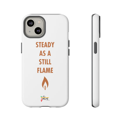 “Still Flame” – The Strength of Inner Calm Phone Case