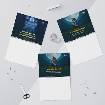 Krishna 2025 Wall Calendar – Motivational Wisdom for the Modern Mind