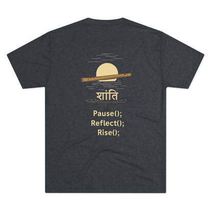 “Shanti” Flute & Flow Multicolored Tee