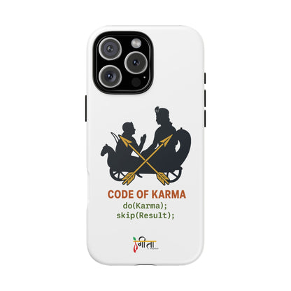 “Driven by Dharma” Krishna Karma Phone Case