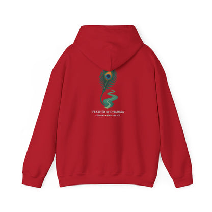 “Feather of Dharma” Spiritual Path Hoodie