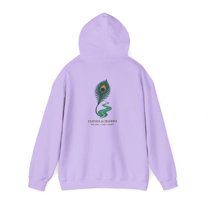 “Feather of Dharma” Spiritual Path Hoodie