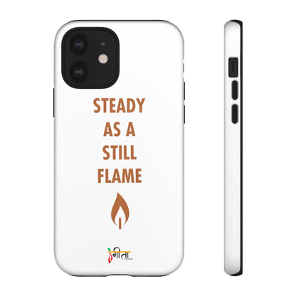 “Still Flame” – The Strength of Inner Calm Phone Case