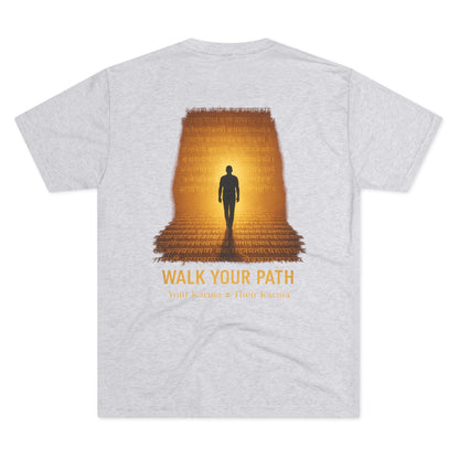 “Walk Your Path” Multi Colored Karma Tee
