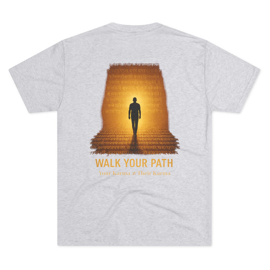 “Walk Your Path” Multi Colored Karma Tee