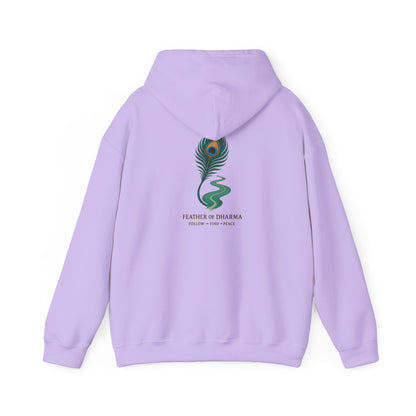 “Feather of Dharma” Spiritual Path Hoodie
