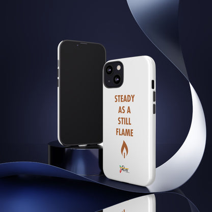 “Still Flame” – The Strength of Inner Calm Phone Case