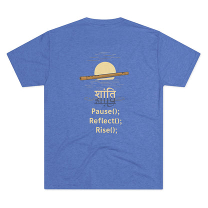 “Shanti” Flute & Flow Multicolored Tee